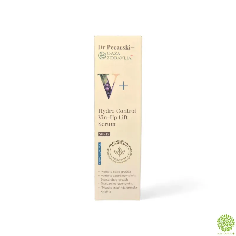 DR PECARSKI+ OAZA ZDRAVLJA HYDRO CONTROL VIN-UP LIFT SERUM 30ml 