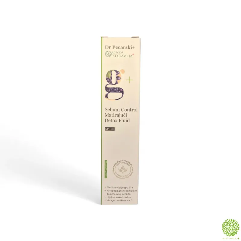 DR PECARSKI+ OAZA ZDRAVLJA SEBUM CONTROL MATIRAJUĆI DETOX FLUID 50ml 