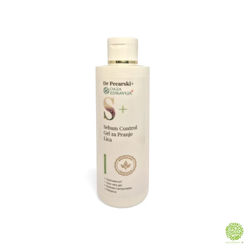 DR PECARSKI+ OAZA ZDRAVLJA SEBUM CONTROL GEL ZA PRANJE LICA 200ml 