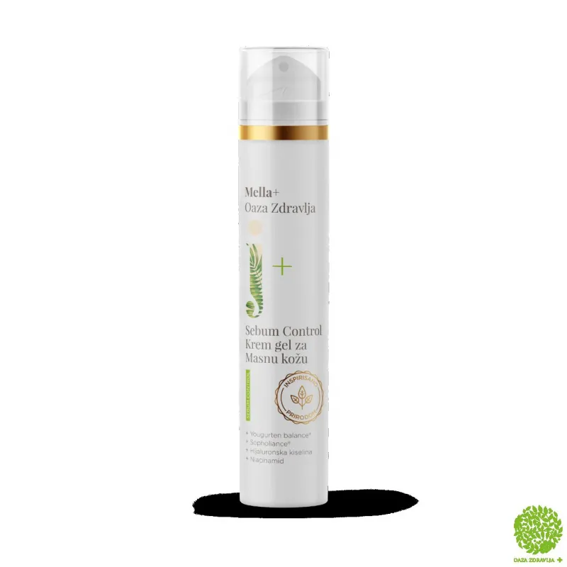 MELLA+ SEBUM CONTROL KREM GEL ZA MASNU KOŽU 50ml 