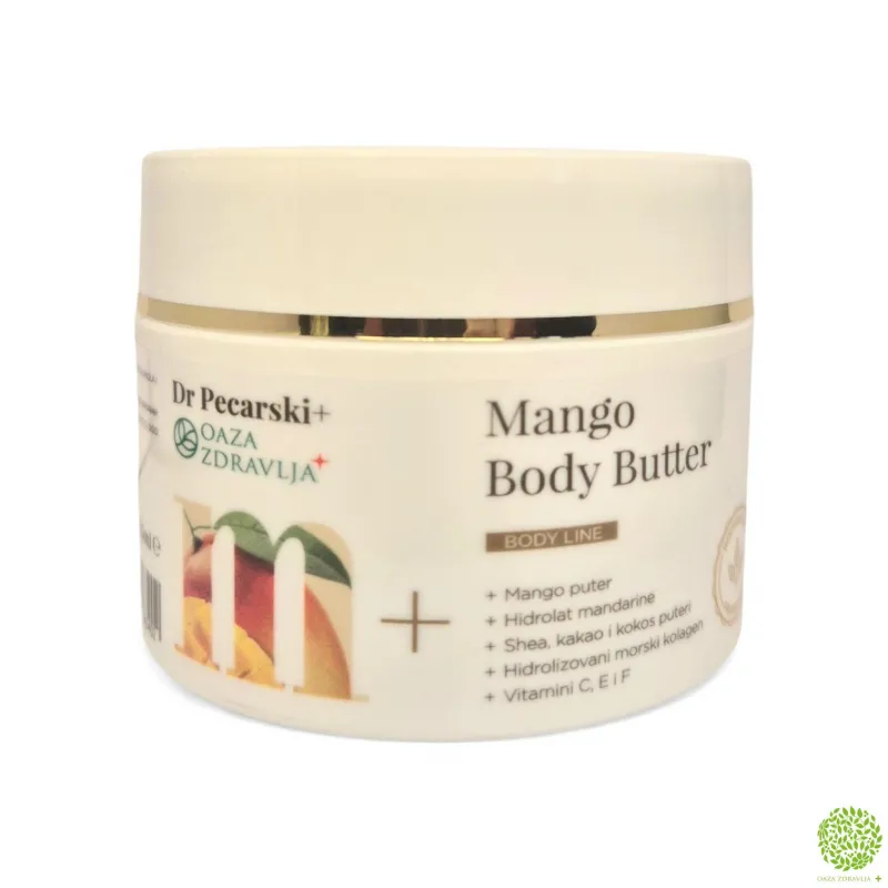 DR PECARSKI+ OAZA ZDRAVLJA MANGO BODY BUTTER 200ML 