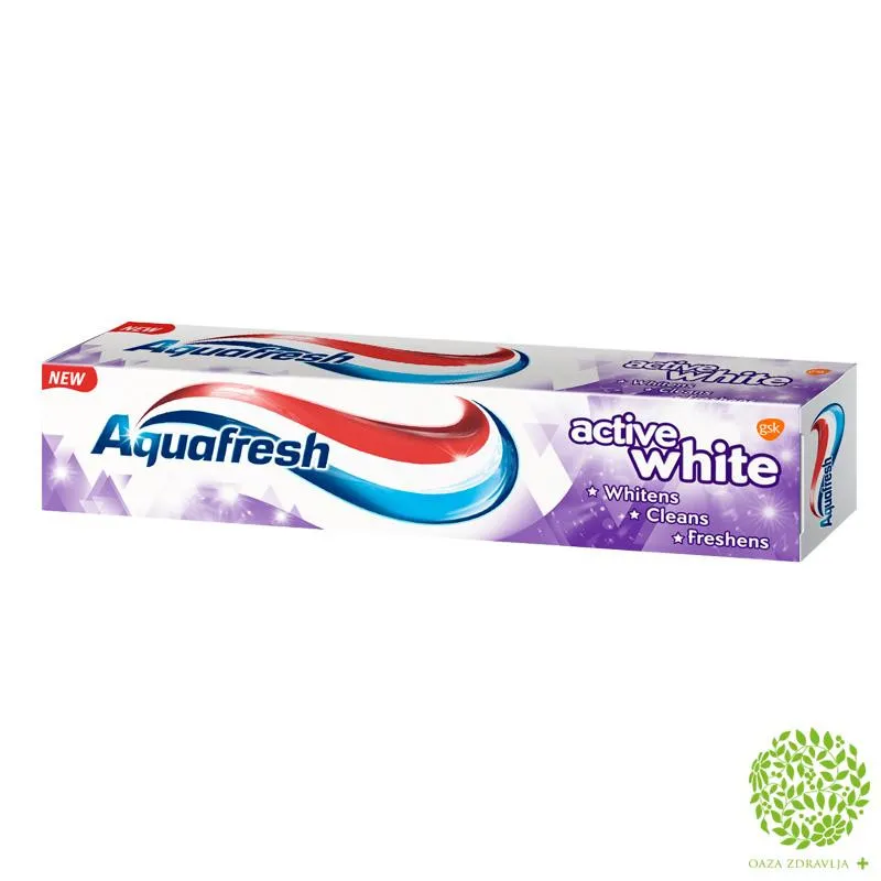 PASTA AQUAFRESH ACTIVE WHITE 125ML 