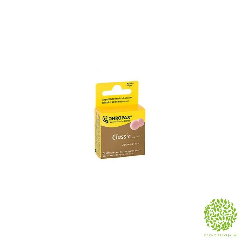 ČEPOVI ZA UŠI CLASSIC 4 kom. 
