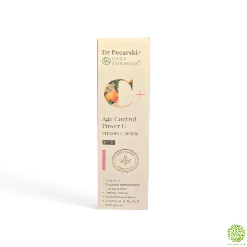 DR PECARSKI+ OAZA ZDRAVLJA AGE CONTROL POWER C SERUM SPF20 30ML 