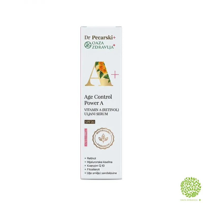 DR PECARSKI+ OAZA ZDRAVLJA AGE CONTROL POWER A SERUM SPF20 30ML 