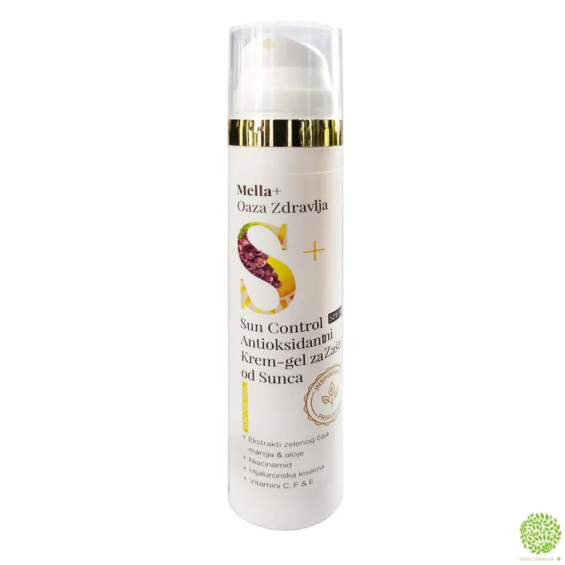 MELLA+ SUN CONTROL ANTOKSIDANTNI KREM-GEL SPF30 50ML 