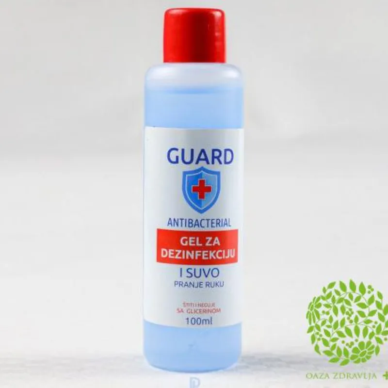 GUARD GEL ZA DEZINFEKCIJU I SUVO PRANJE RUKU 100ml 