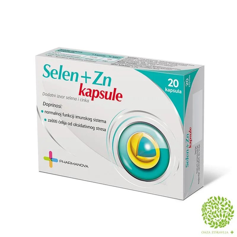 SELEN + CINK 20 kapsula 