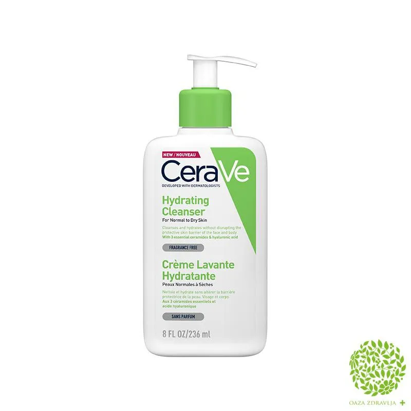 CERAVE HIDRANTNA EMULZIJA ZA ČIŠĆENJE ZA NORMALNU DO SUVU KOŽU 236ML