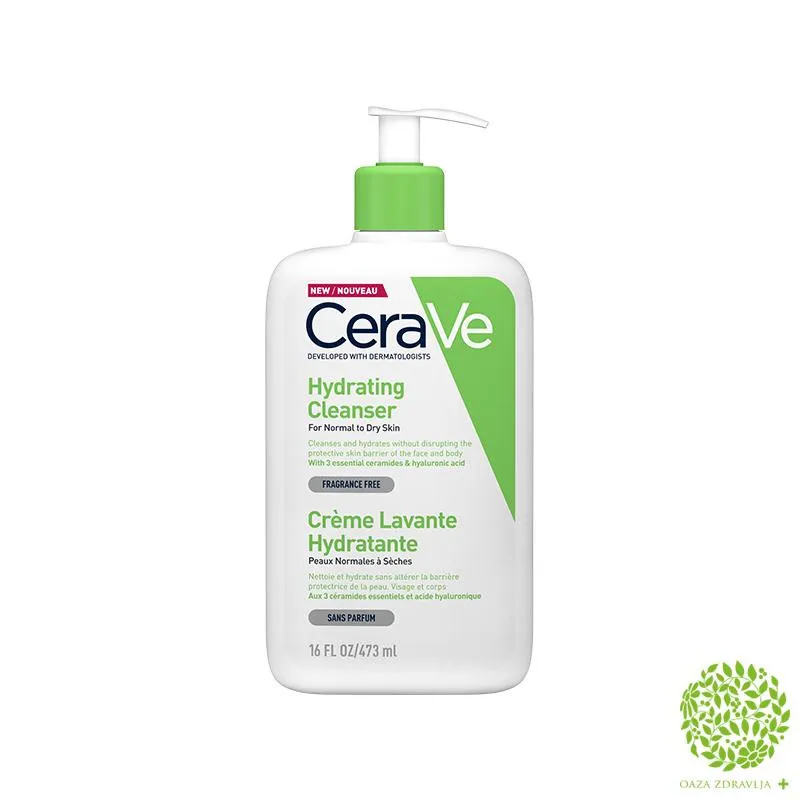 CERAVE HIDRANTNA EMULZIJA ZA ČIŠĆENJE ZA NORMALNU DO SUVU KOŽU 473ML 