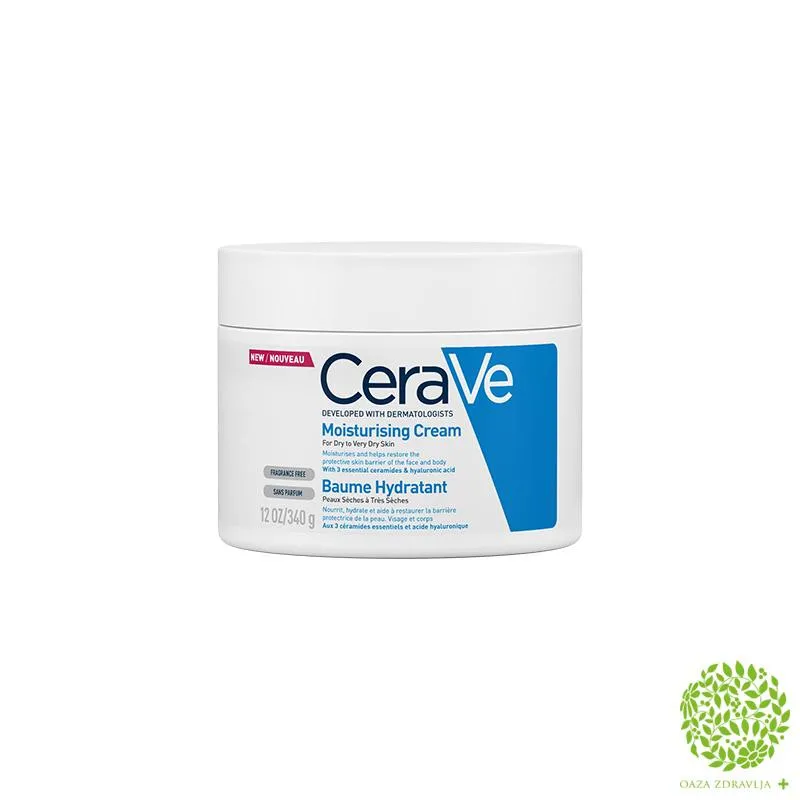 CERAVE HIDR. KREMA ZA SUVU DO VRLO SUVU KOŽU 340ml 