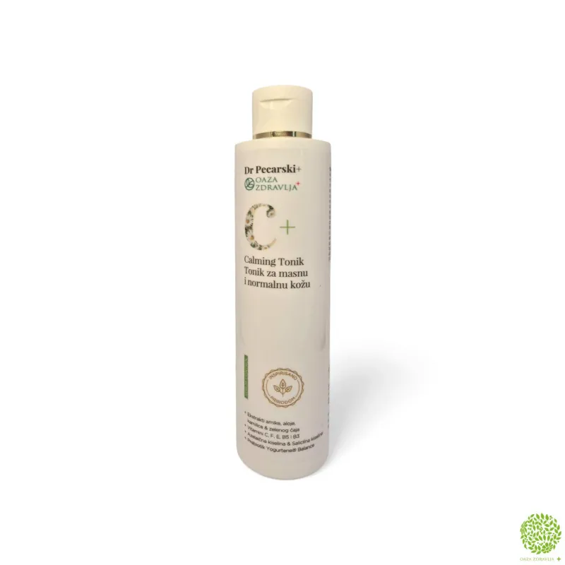 DR PECARSKI+ OAZA ZDRAVLJA TONIK CALMING ZA MASNU I NORMALNU KOŽU 200ML 