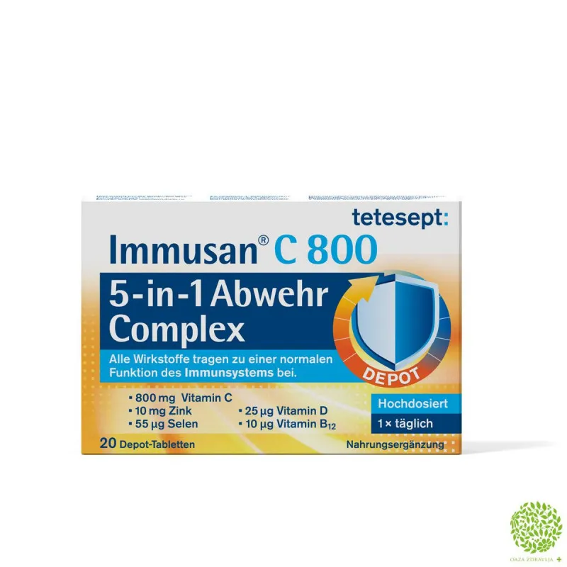 TETESEPT IMMUSAN C800 5U1 20 tableta 