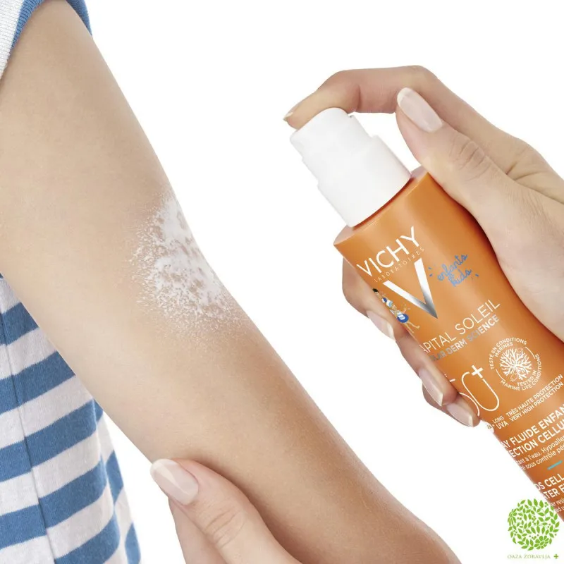 VICHY CAPITAL SOLEIL VODENI FLUID U SPREJU ZA DECU SPF50 200ML