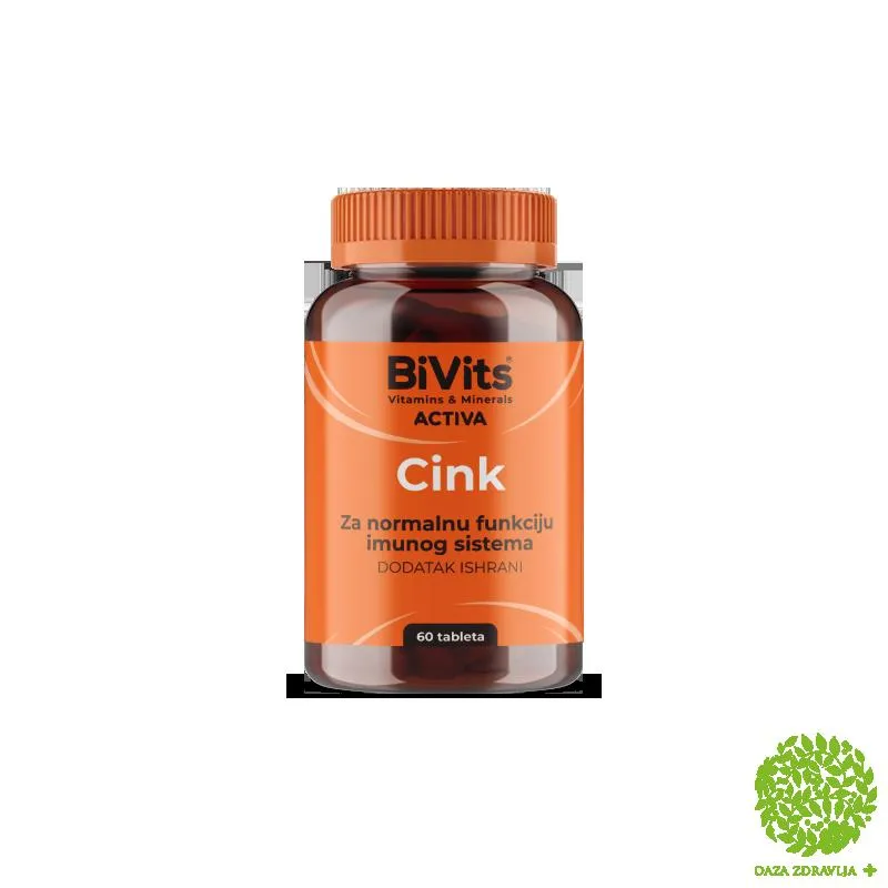 BIVITS ACTIVA CINK 60 tableta 