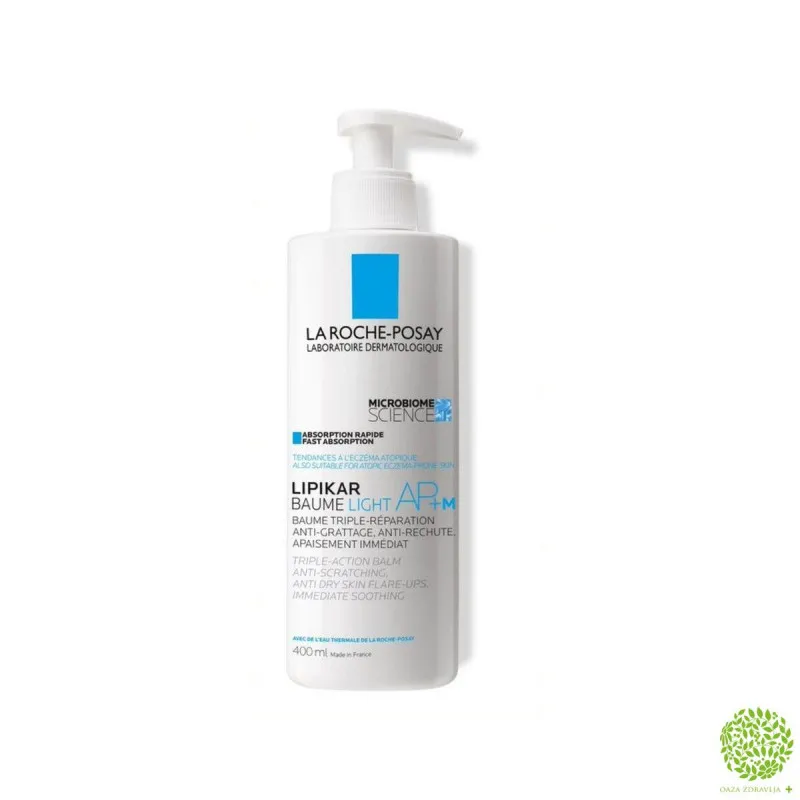LA ROCHE-POSAY LIPIKAR BALZAM LIGHT 400 ML 