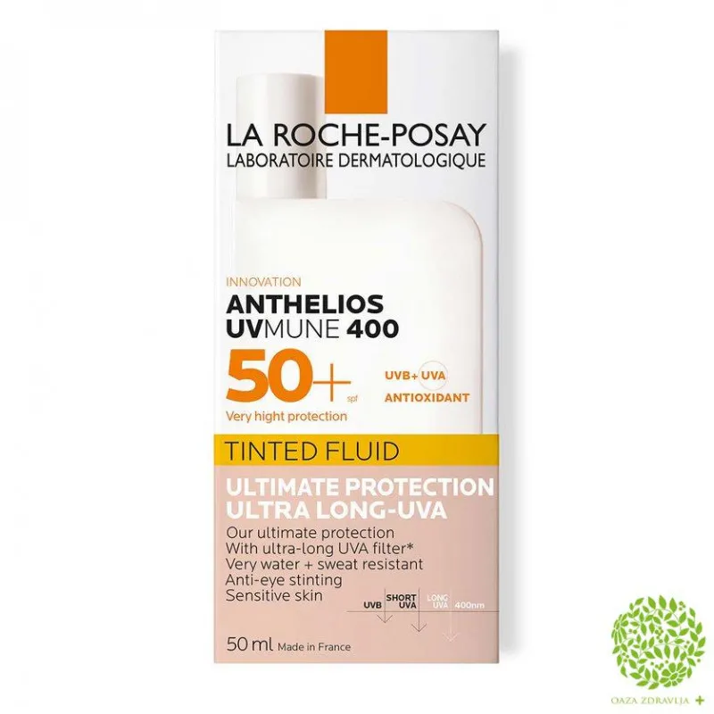 LA ROCHE-POSAY ANTHELIOS UVIMUNE TONIRANI FLUID SPF50 40ml 7641 