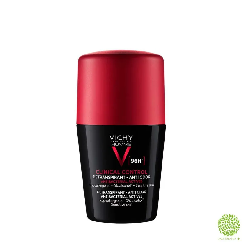 VICHY DEODORANT ROLL-ON CLIN CONT DETRANS 96h 50ml 5025 