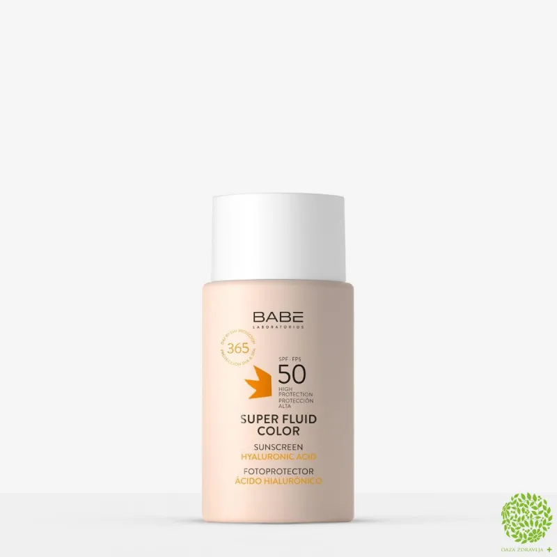 BABE SUN FACIAL SUPER FLUID COLOR SPF50 50 ML 