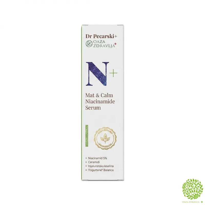 DR PECARSKI+ OAZA ZDRAVLJA MAT&CALM NIACINAMIDE SERUM 30ML 