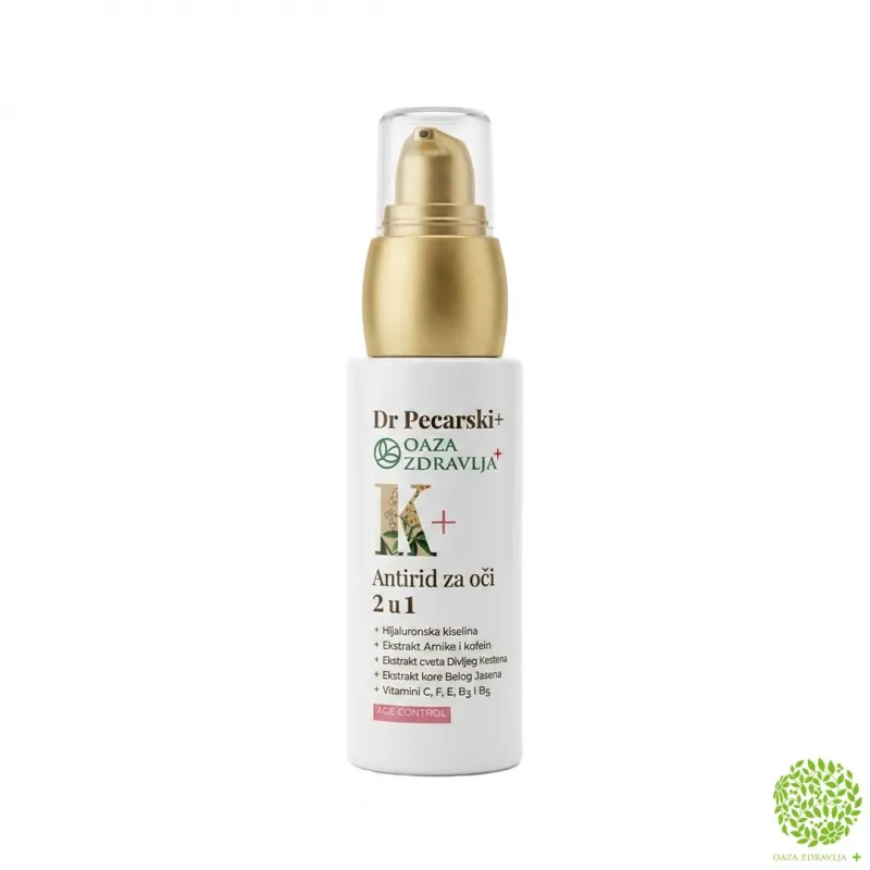 DR PECARSKI+ OAZA ZDRAVLJA ANTIRID ZA OČI 2U1 30ML 