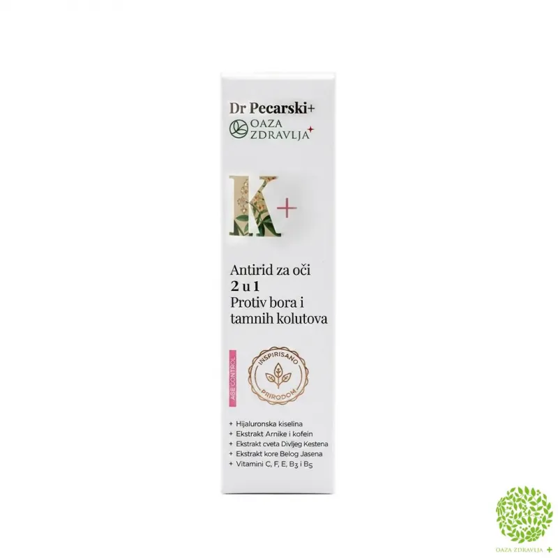 DR PECARSKI+ OAZA ZDRAVLJA ANTIRID ZA OČI 2U1 30ML 
