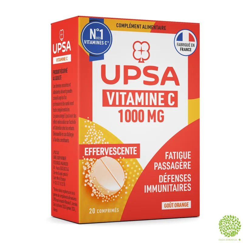 VITAMIN C 1000MG ŠUMEĆE TBL A20 