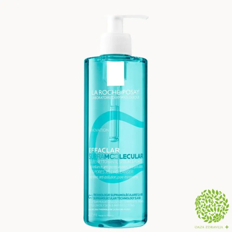 LA ROCHE-POSAY EFFACLAR SUPRA CLEAN GEL ZA ČIŠĆENJE LICA 400ML 