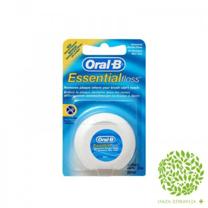 KONAC ZA ZUBE ORAL-B UNWAXED 