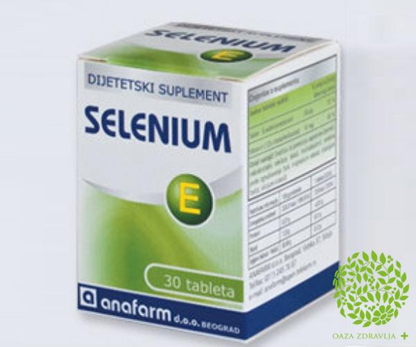 ANAFARM SELENIUM E 30 tableta 