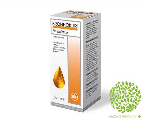 SIRUP BRONHOKLIR ZA PUŠAČE 200ml