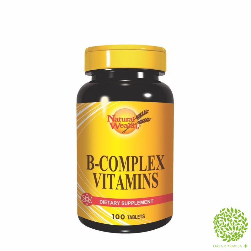 NATURAL WEALTH VITAMIN B KOMPLEKS 100 tableta 