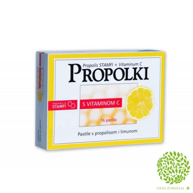 PROPOLKI PASTILE SA VITAMINOM C 16 kom. 