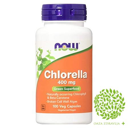 NOW CHLORELLA 100 kapsule