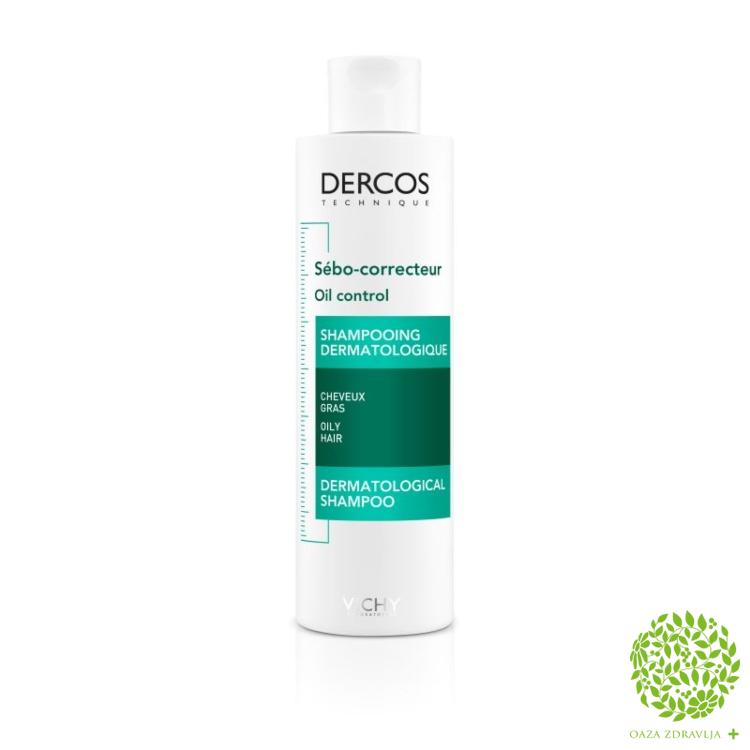 VICHY DERCOS ŠAMPON ZA REGULACIJU SEBUMA 200 ML 