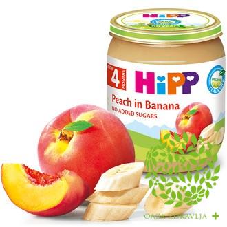 HIPP KAŠICA BRESKVA + BANANA 125g 