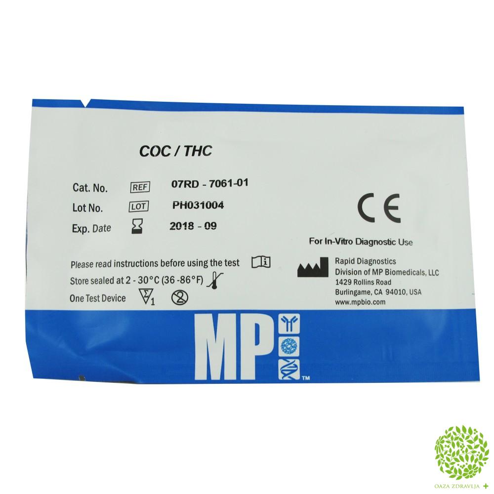TEST DROGA THC (MAR.HAŠ) A1 MP