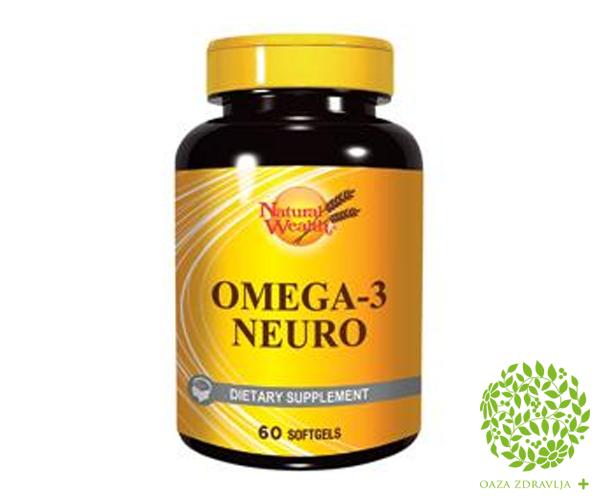 NATURAL WEALTH OMEGA 3 NEURO 60 kapsula 