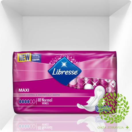 Ulosci Libresse Maxi Normal 10 Kom Oaza Zdravlja