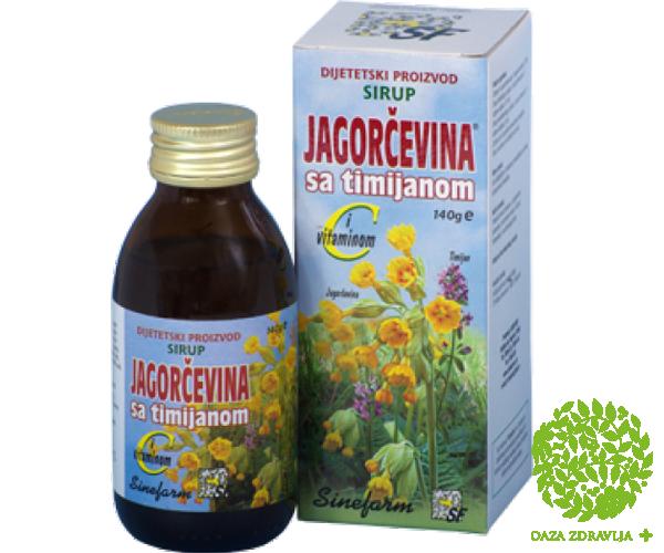 SIRUP JAGORČEVINA + VITAMIN C 140g 