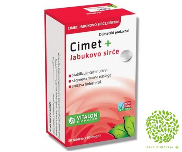 VITALON CIMET + JABUKOVO SIRĆE 30 tableta