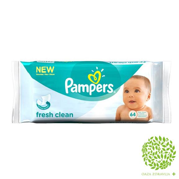 PAMPERS VLAŽNE MARAMICE FRESH CLEAN 64 kom. 