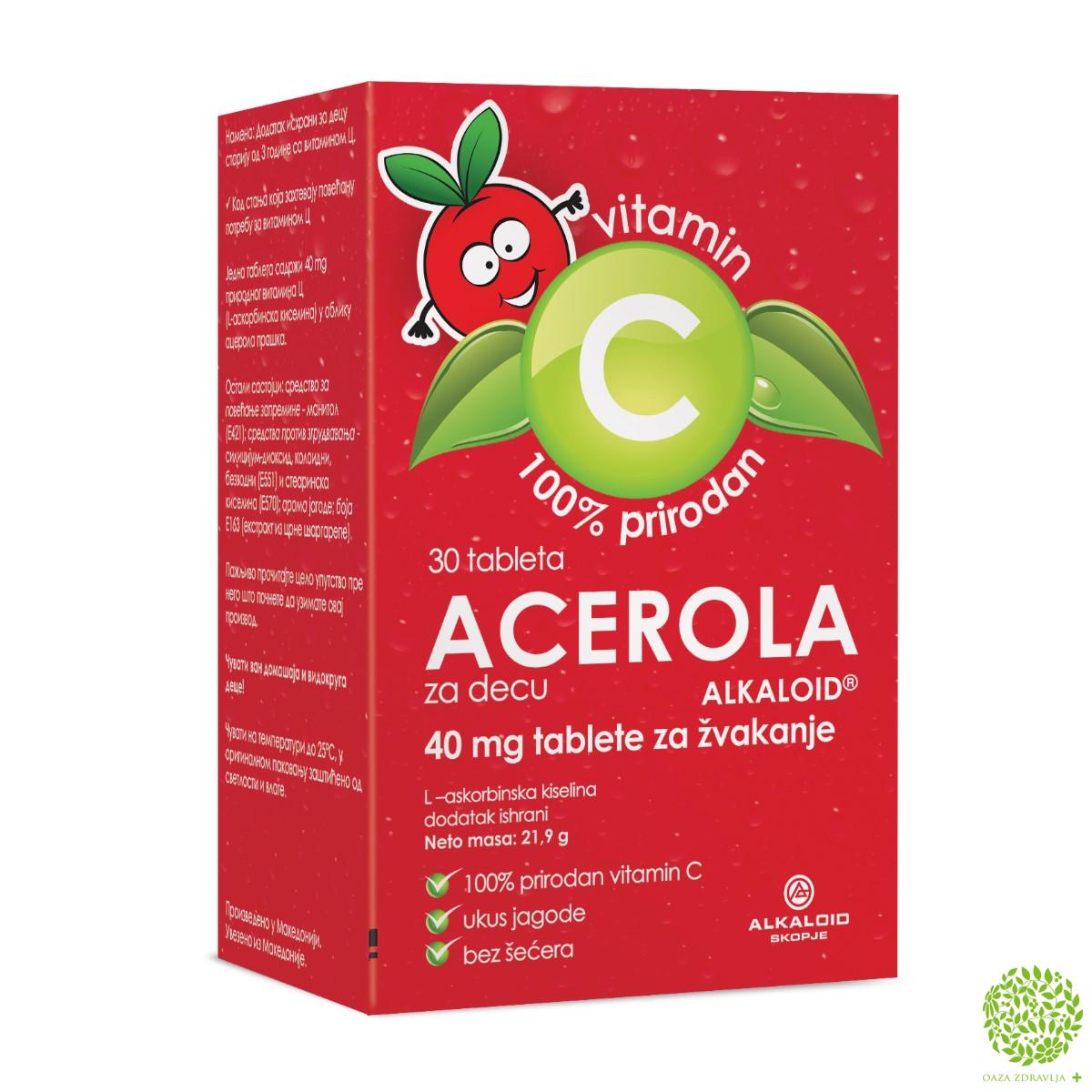 ACEROLA tableta 30x40 mg 