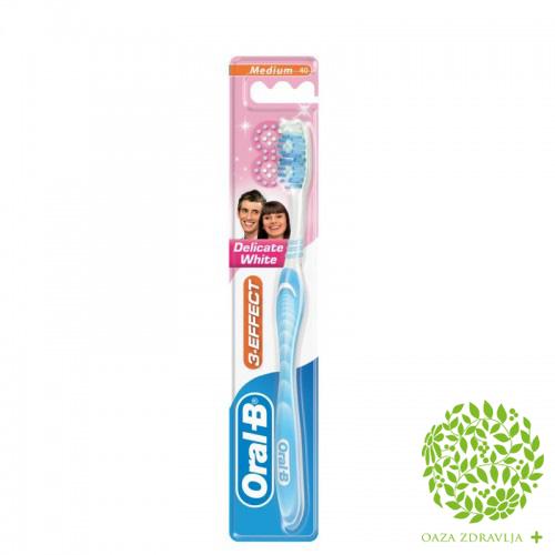 ČETKICA ORAL- B DELICATE WHITE 3 EFFECT 