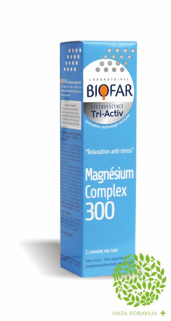 BIOFAR-Mg COMPLEX 300 15 šumećih tableta 