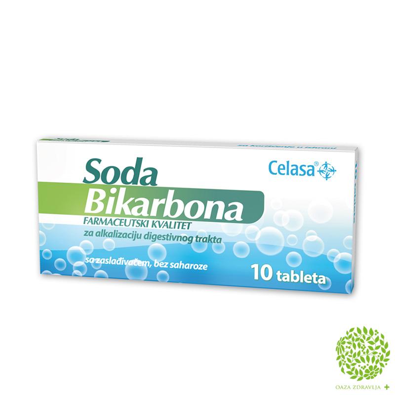 Celasa Soda Bikarbona 10 Tableta Oaza Zdravlja