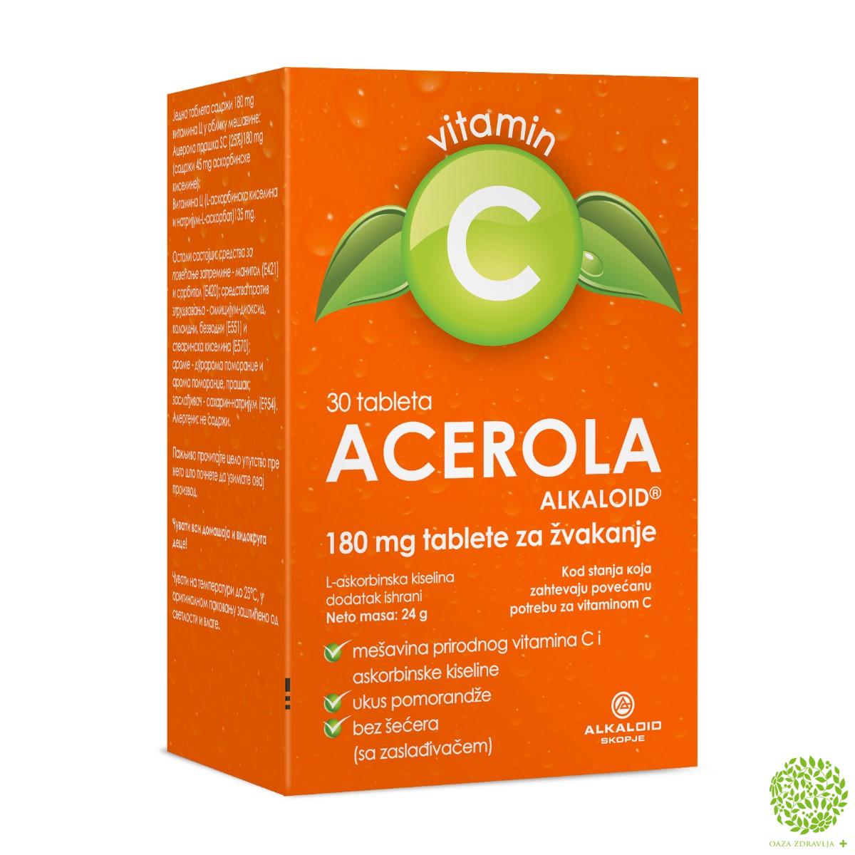 ACEROLA tableta 30x180 mg 