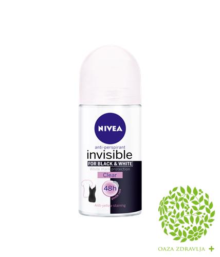 NIVEA DEO ROLL-ON BLACK&WHITE CLEAR 