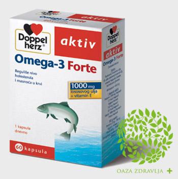 DOPPELHERZ OMEGA-3 FORTE 60 kapsula 