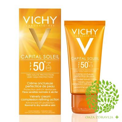 VICHY CAPITAL SOLEIL KREMA DRY TOUCH FINISH ZA LICE F50 50ml 